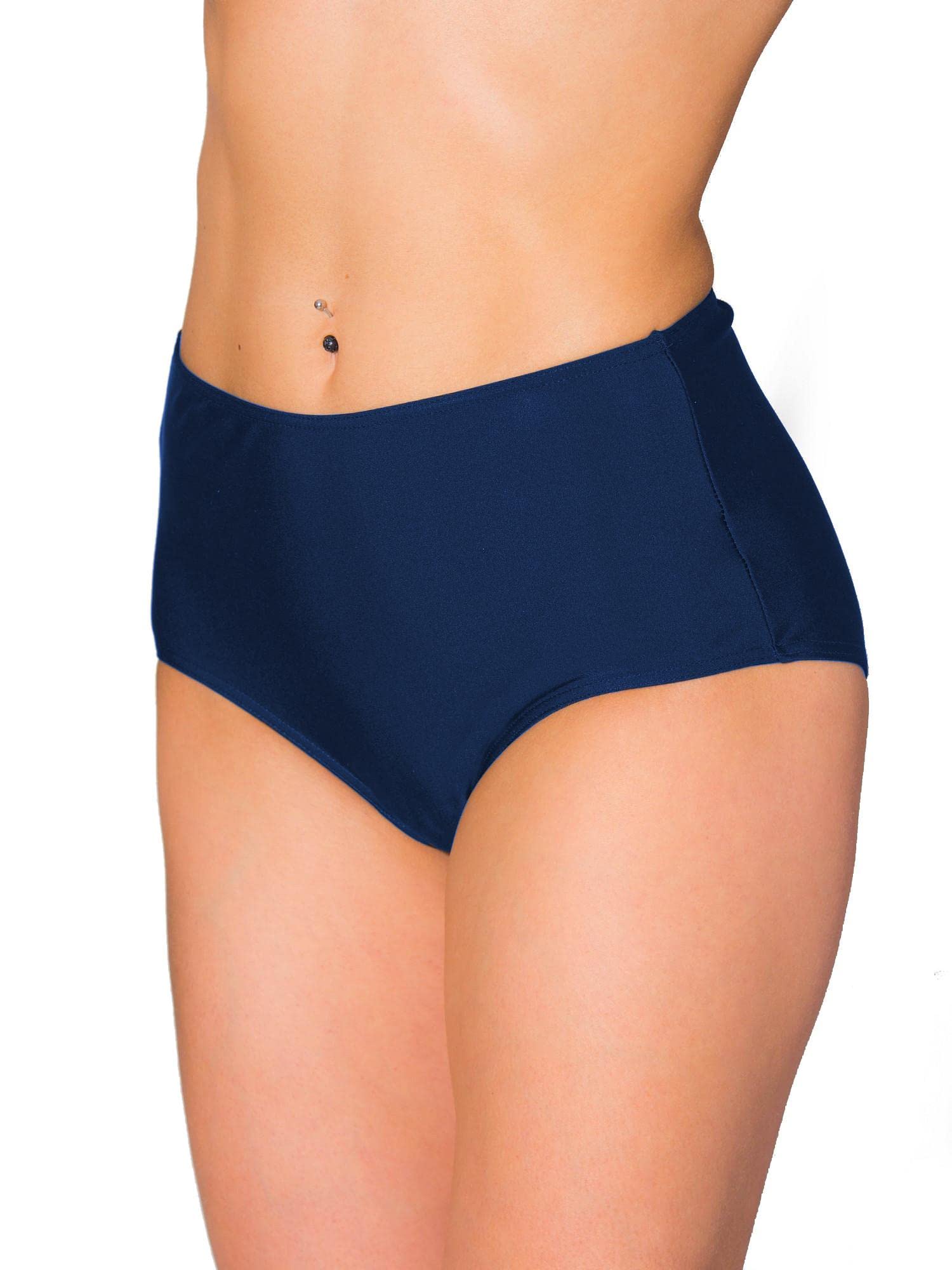 Aquarti Braguitas de Bikini de Talle Alto para Mujer High Waist