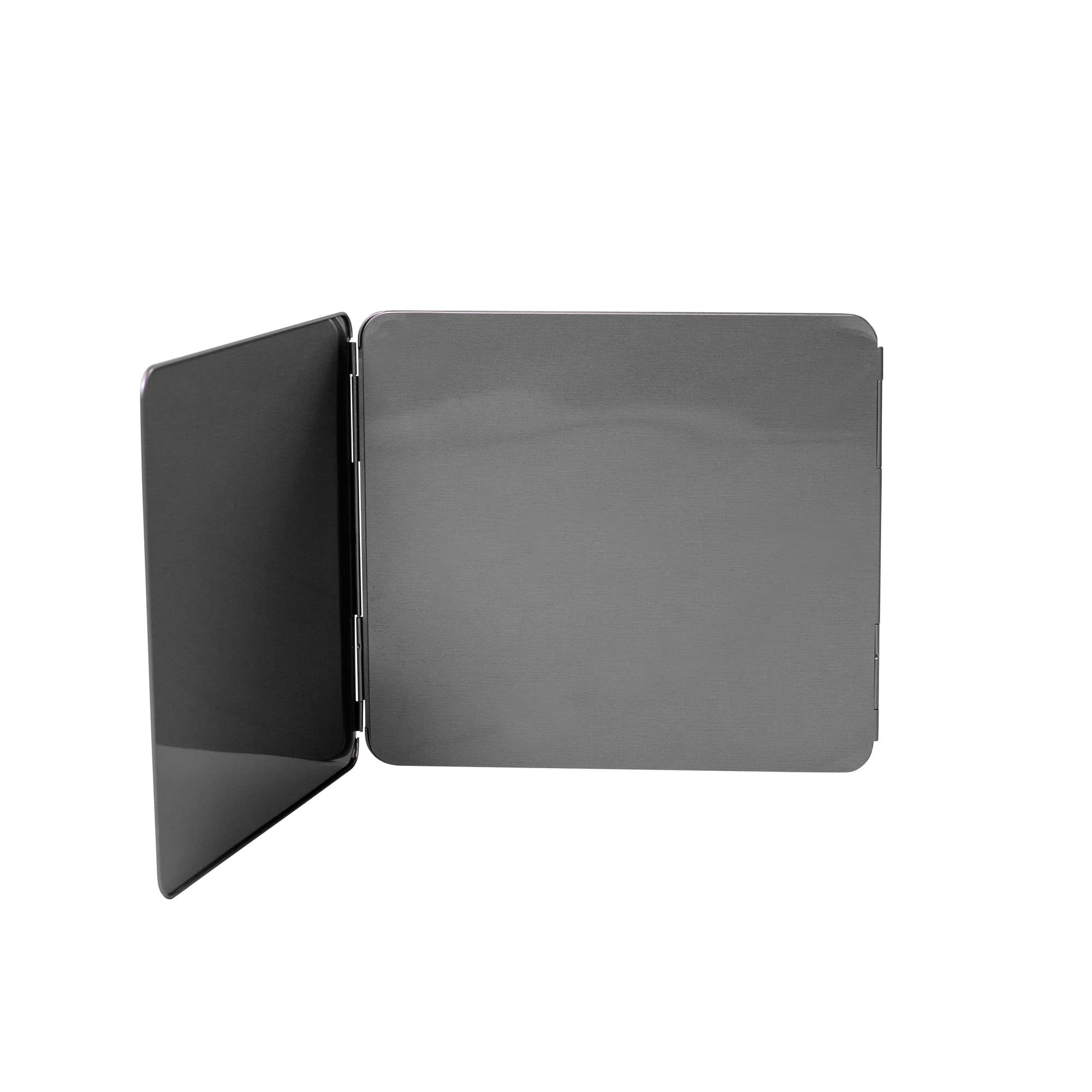 Anti Projection Plaque De Cuisson Plaque Anti-éclaboussures Pliable - Inox Noir - Pour Cuisinière - Protection Murale - 50x50 Cm Plaque Anti Projection Cuisine