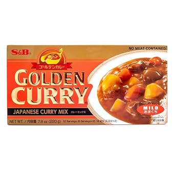 S&B Golden Curry Sauce Mix, Mild, 7.8 Ounce