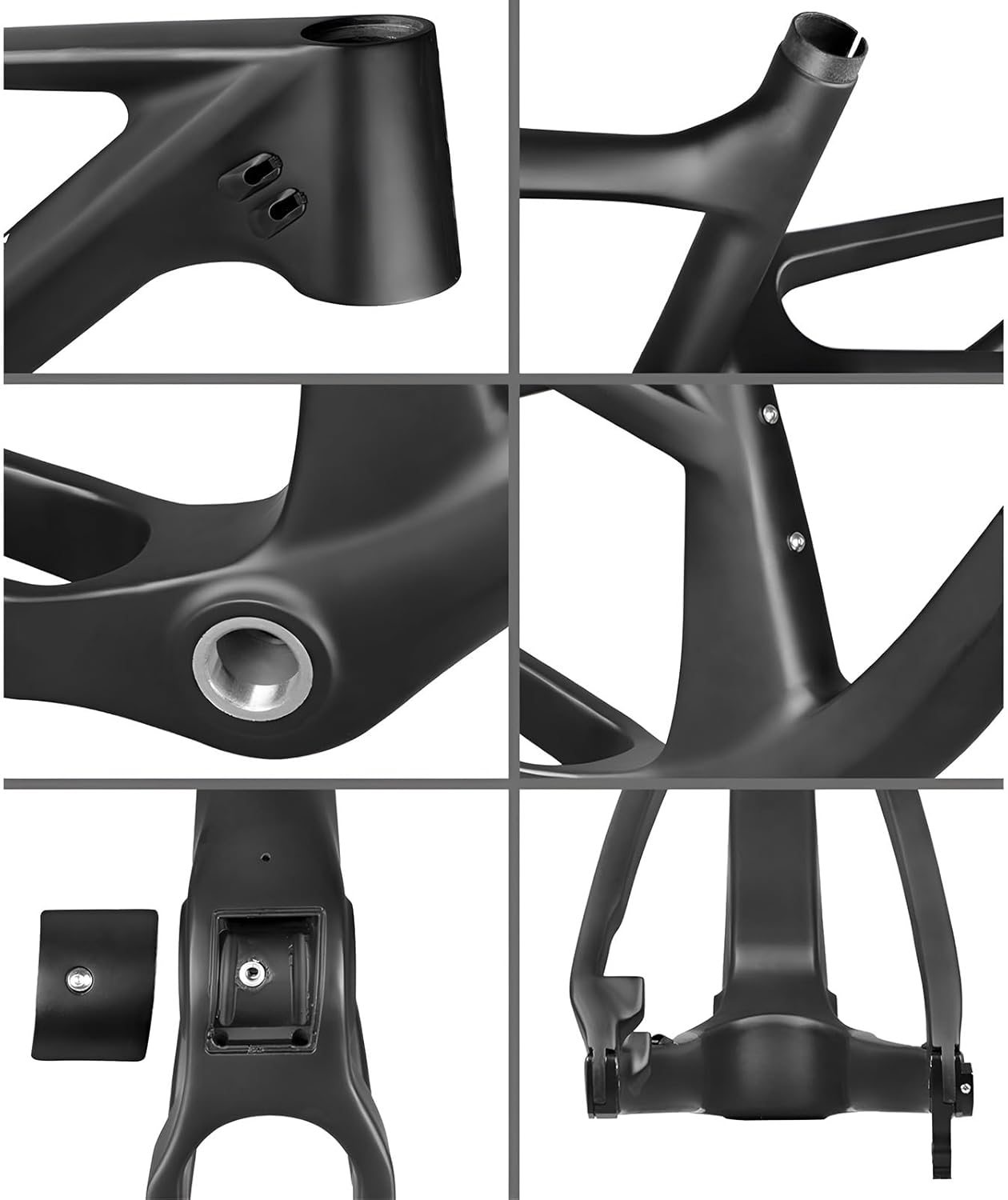 29er Mountain Bike Hardtail Frame 16.3/17.3/19.3/21.3in Thru Axle 12x148mm Boost Frame Disc Brake XC Cyclocross Frame Carbon Fibre Frame Internal Routing Max 2.4" Tire