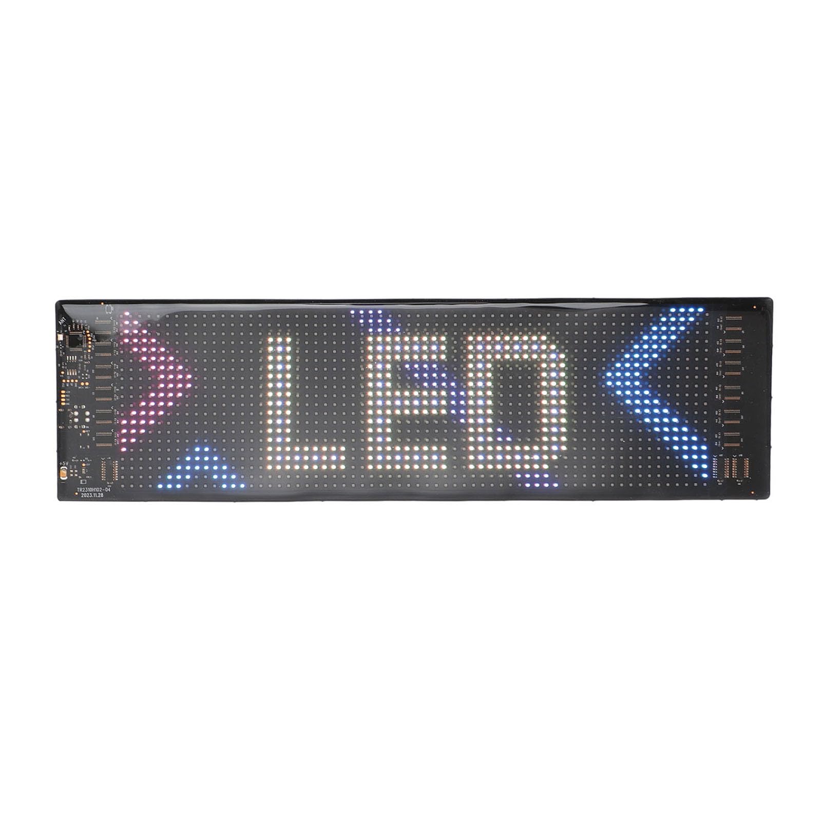 Ausla Programmierbares LED-Autoschild, 13,7x4,0 Zoll Dünn Flexibel