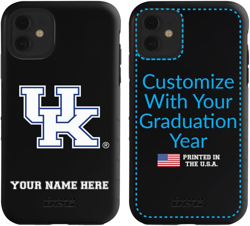 Guard Dog Case Compatible with iPhone 11 - Military Grade - Rugged Two Piece Protection - Collegiate Licensed - Kentucky Wildcats - by Paulson Designs