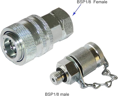 Miniatura 6 de XZT Kit de acoplamiento de prueba de presión hidráulica 9000PSI, manómetro para reparación de excavadoras de marca de EE. UU