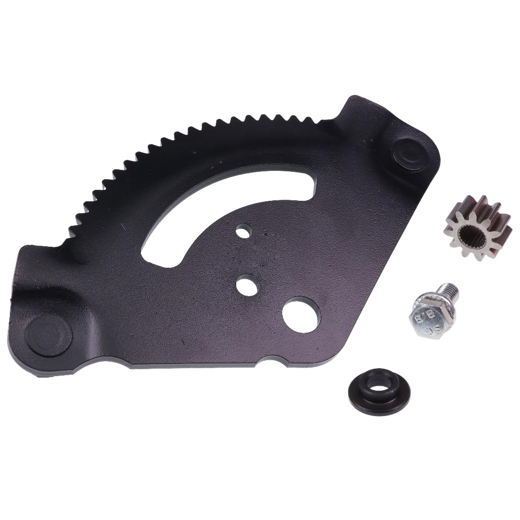 DVPARTS Steering Sector Gear Plate and Pinion Gear 717-1550F 7171550 7171554 Compatible with MTD Cub Cadet LT1018 LT1022 LT1040 LT1042 LTX1040 LTX1042 LTX1046 LTX1050 Troy-Bilt TB1942 TB2142 TB2246