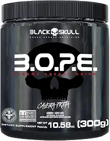 B.O.P.E Pré Treino - 300G Limão - Black Skull, Black Skull