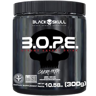 Black Skull B.O.P.E Pré-Treino 300g Limão