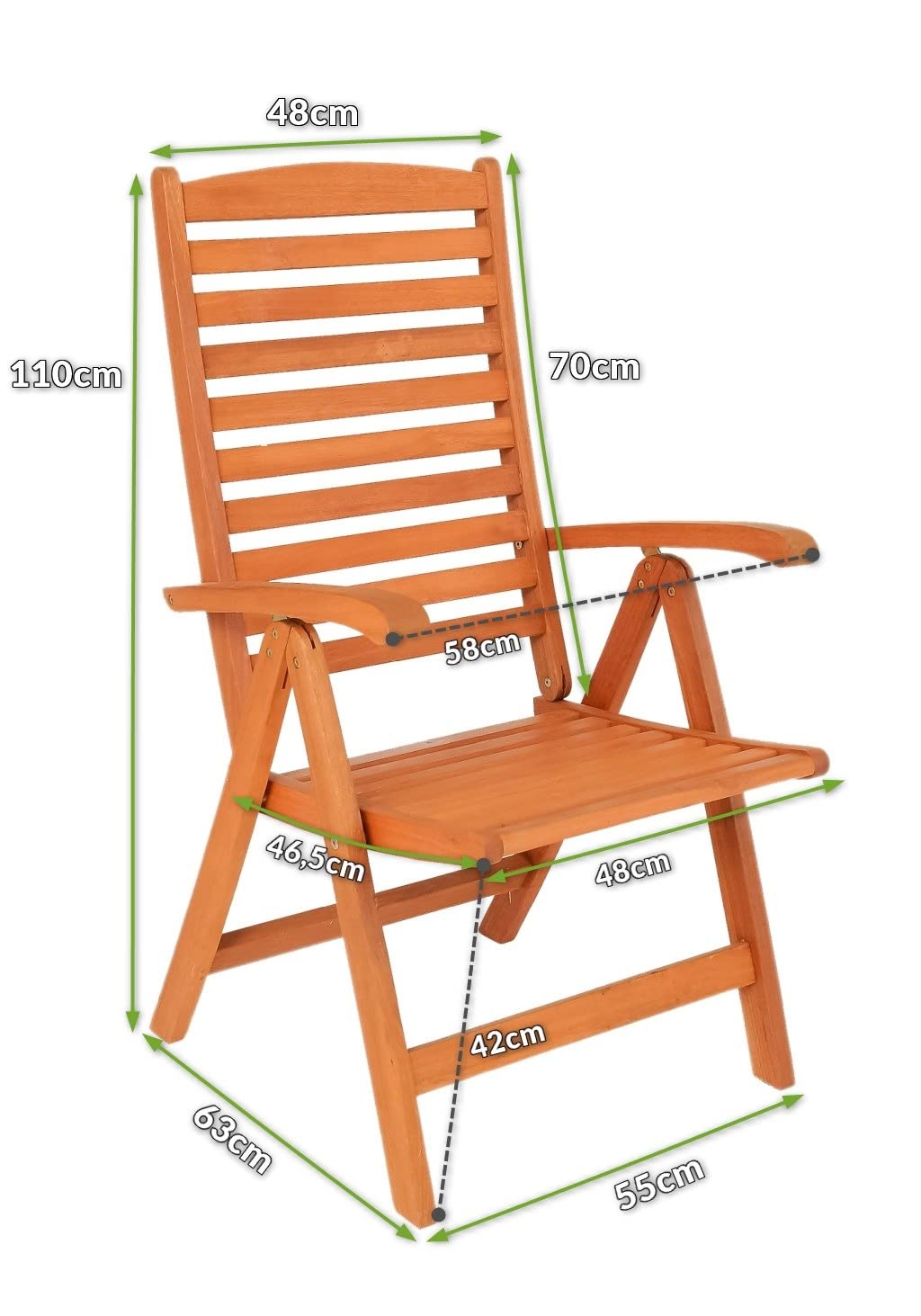Rattanland Gartenmöbel Set aus Exotenholz FSC-zertifiziertes Eukalyptus - Oldham-Set mit 110 cm breitem Tisch, 4 Eukalyptus-Stühlen und 4 Kissen pro Sitzplatz (graue Kissen)
