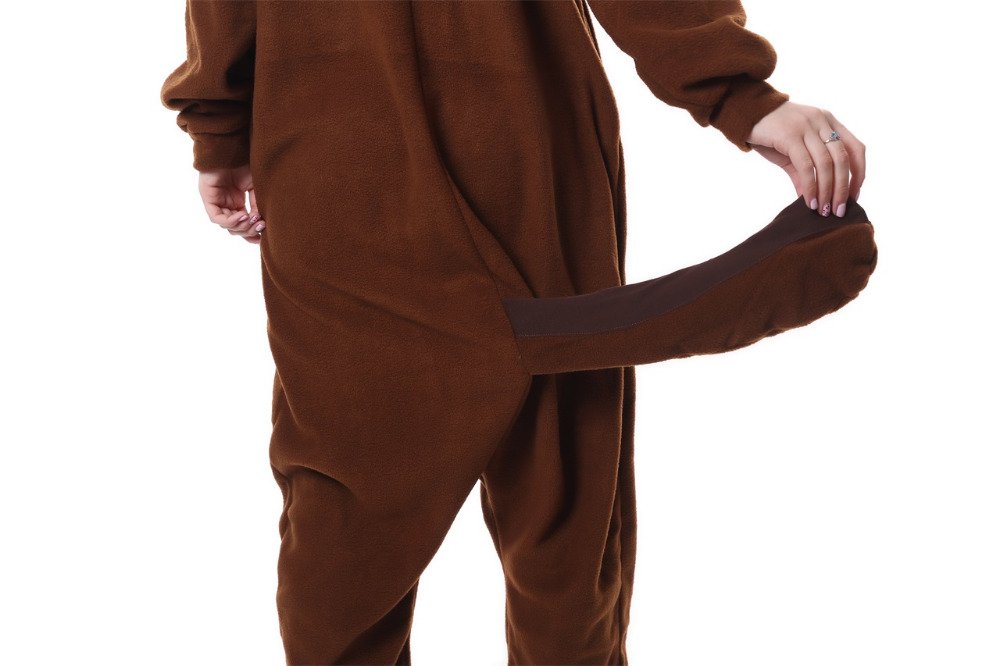 PENGMAI Bear Onesie Costumes Pajamas Women Men Animal Cosplay One Piece Halloween Xmas Homewear