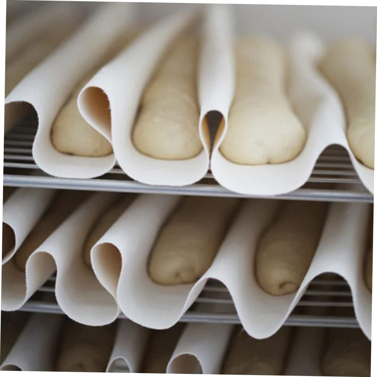 Brotfermentiertes Tuch 1 Stück aus Baumwolle, Beige, Groß | Leicht zu Reinigen, Leicht zu Lagern, für Gebäckzubereitung und Backen, Backzubehör für Brot