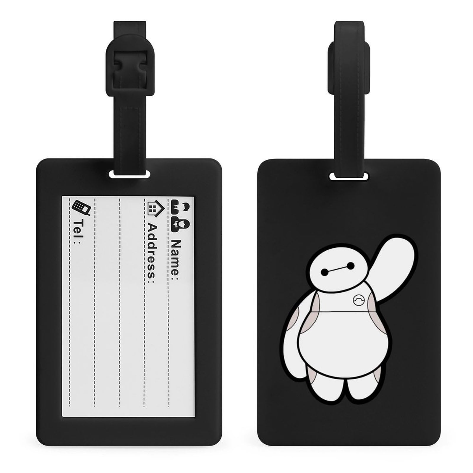 Amazon.co.jp: 荷物タグ ベイマックス ネームタグ TPU 名前タグ 名前