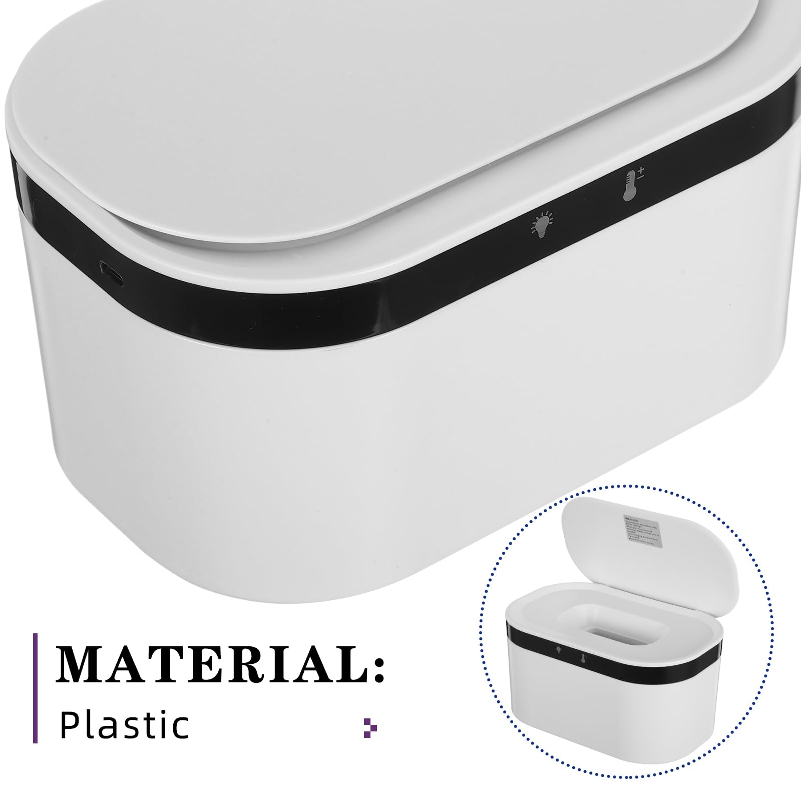 Cabilock Calentador Portátil de Toallitas Húmedas Mantiene y Humectación para Bebés Material Plástico con Tecnología Burn Adecuado para Casa y Viaje