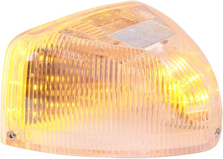 GG Grand General 77231 Amber 31-LED Peterbilt Headlight Turn Signal Sealed Light with 3 Wires for Front/Park/Turn Functions and Clear Lens, Amber/Clear