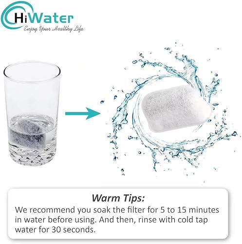 Miniatura 2 de Paquete de 24 filtros de carbón compatibles con Cuisinart para cafetera, repuesto para todos los filtros de agua Cuisinart Hiwater