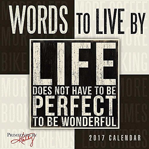 Words to Live By 2017 Mini Calendar