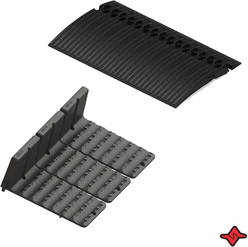 Caliber Paquete de protección de borde de 7 a 7.5 pies, configuración para una fácil carga de motos de nieve y deportes motorizados