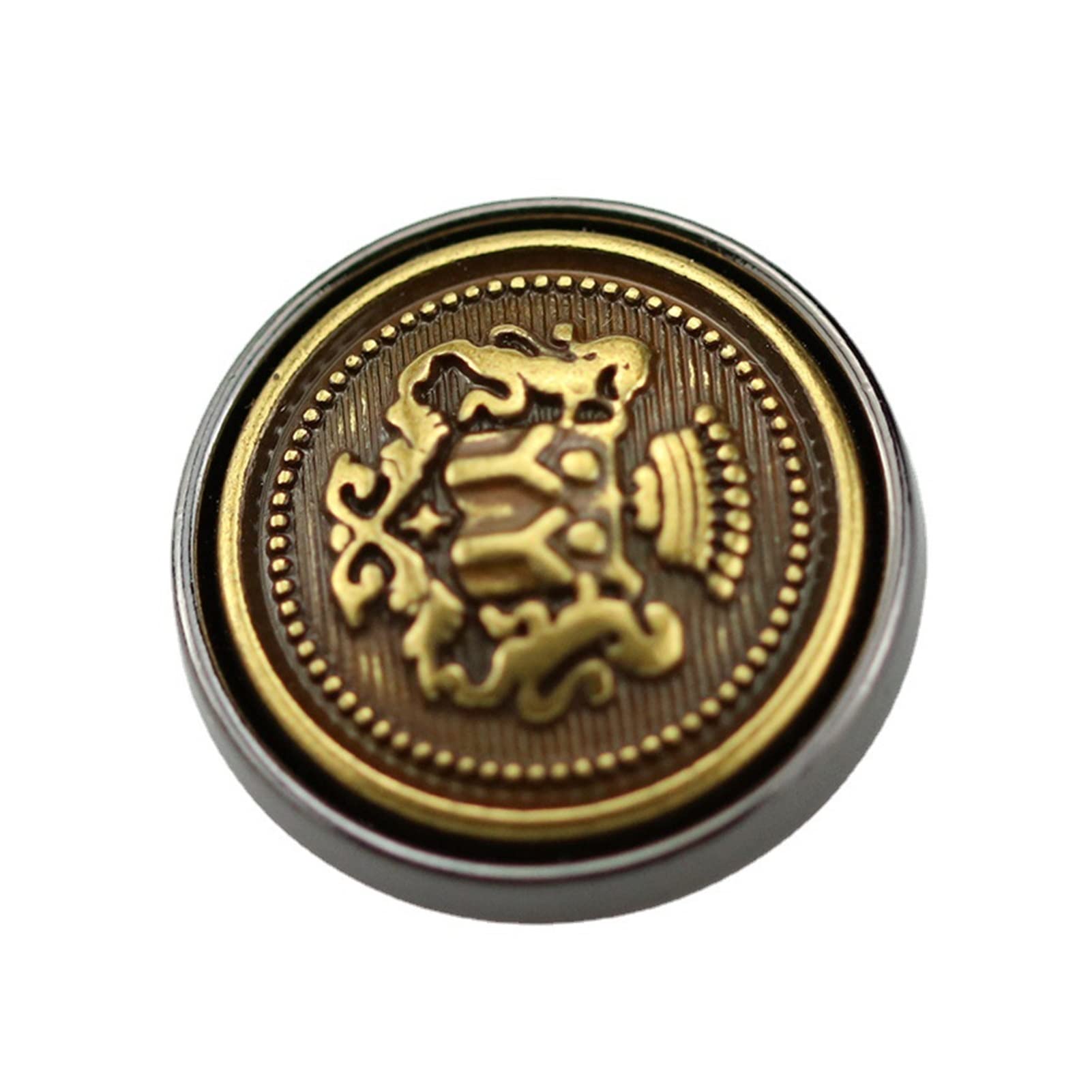 Guziki, Guziki vintage, Metalowe guziki w stylu retro w stylu brytyjskim do ubrań, garniturów, akcesoriów do plecaków, dekoracji DIY(18.0 MM)
