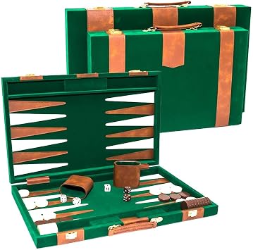 Lexington Avenue Luxury Designer Backgammon Set - Available in Medium and Large Sizes