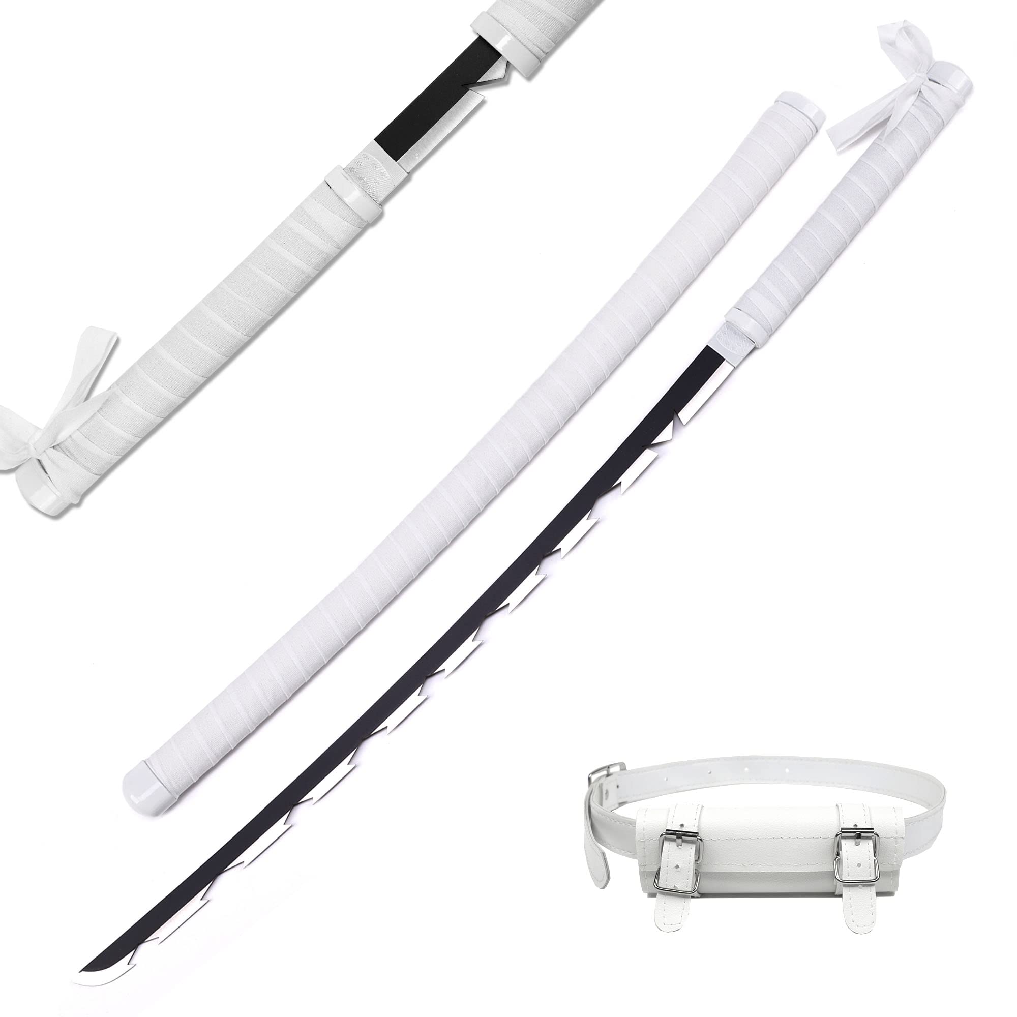 Hejiu Cosplay Anime Katana Sword, Demon Slayer Sword Real Metal, Stainless Steel, Rengoku/Tanjiro/Zenitsu/Inosuke Knights Multi-Style Exquisite Version