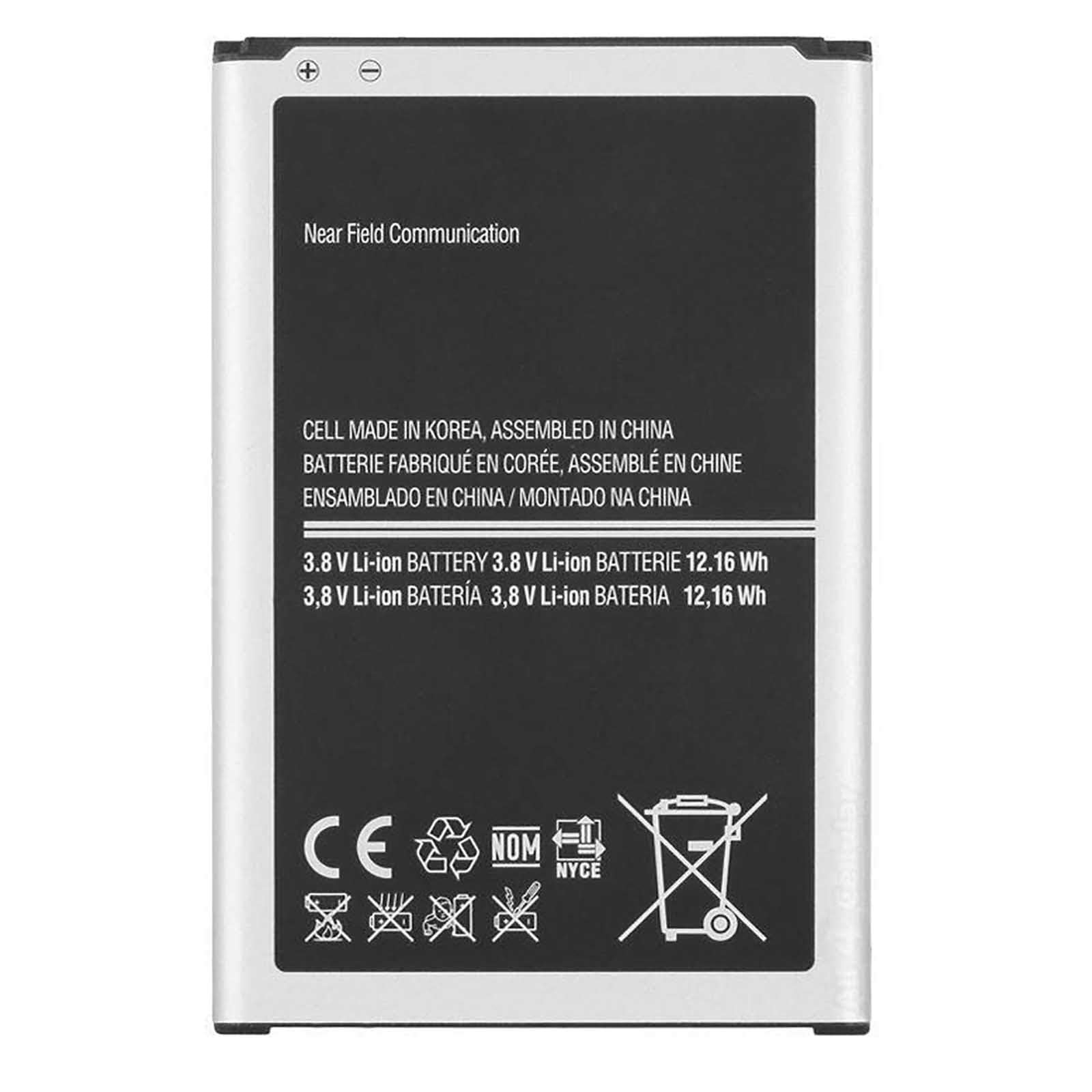 ELLENNE - Batterie pour Samsung Note 3 | N9000 - N9005 - B800BC de 3200 mAh