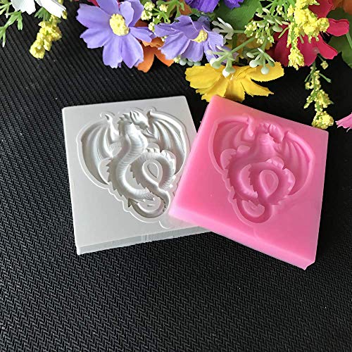2Pcs Dragon Silicone Fondant Mold Cake Sugarcraft Decorating Mould Chocolate Candy Gumpaste Mold Candy Fimo Clay Polymer Clay Epoxy Resin Tool #TOP3