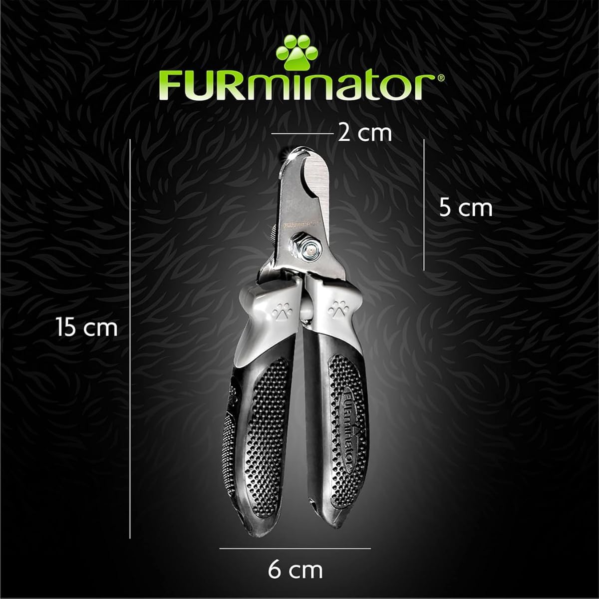 Furminator Ножницы для когтей собак и кошек — профессиональный и простой уход за когтями благодаря регулируемой направляющей для ногтей