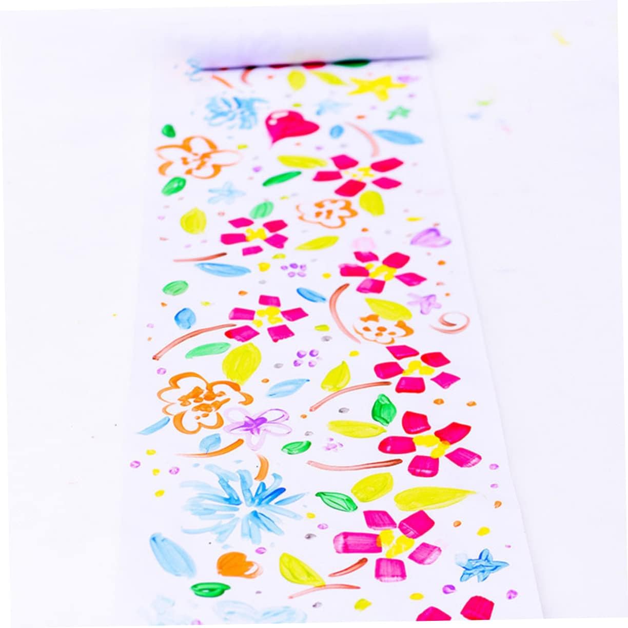 DIYEAH White Drawing Paper Roll for Art and Craft Blank Sketch Paper Compatible with Pencils Ink Crayons Pastels Recycled Ph Neutral for Painting and Drawing Activities