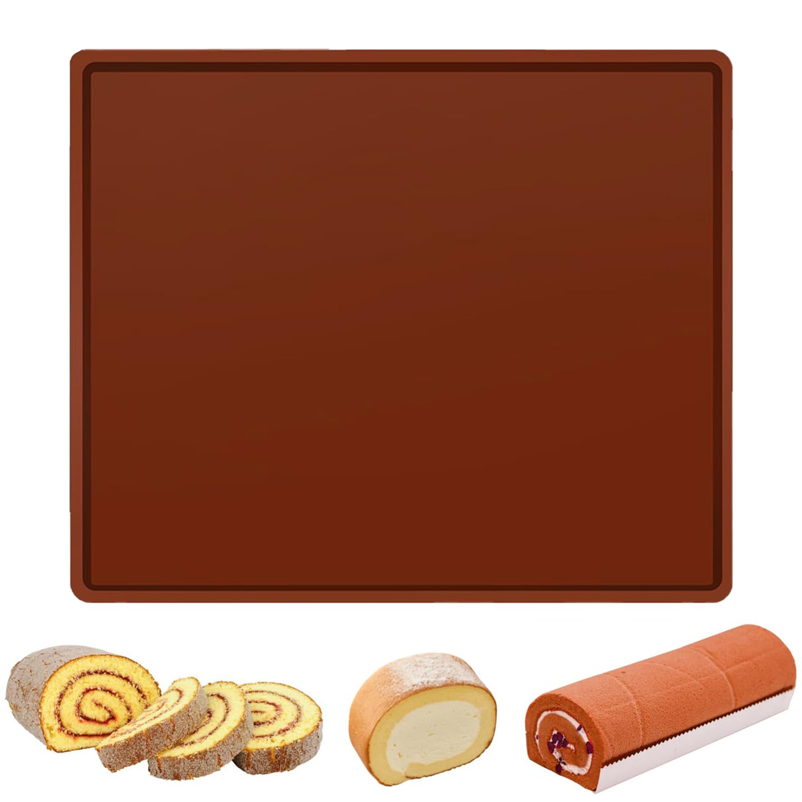 Teglia Da Forno In Silicone 31x26 Cm | Antiaderente, Pieghevole | Per Pane, Biscotti, Dolci - Foto 3