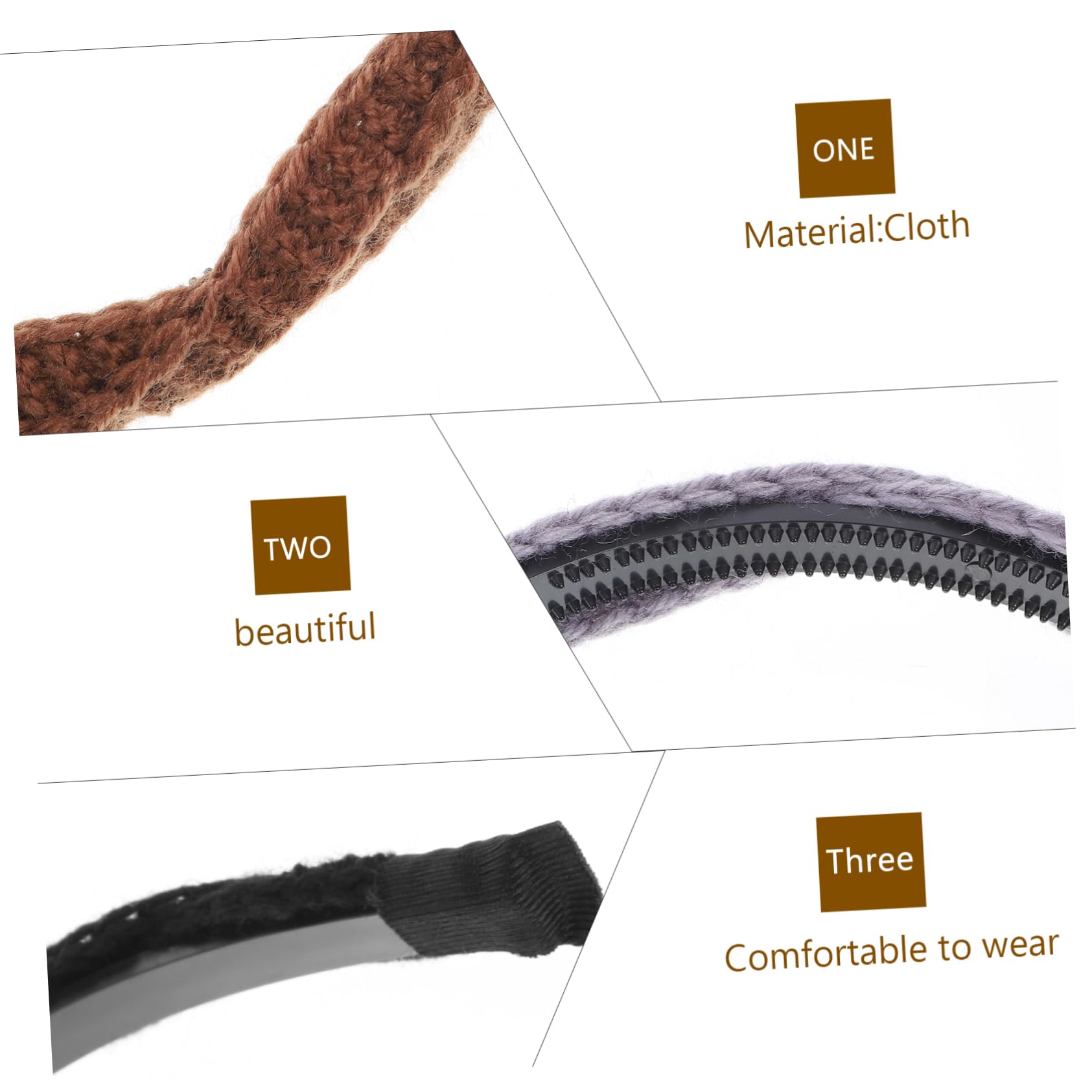 FRCOLOR 20 Piezas Venda Diadema Delgada Diadema Para Mujer Diademas De Punto Para Mujer Diademas Para De Moda Para es Accesorios Tela Trenza Perder