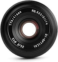 Vista 3 de TTArtisan 25mm F2 Wide-Angle APS-C Camera Lens Large Aperture Manual Fixed Camera Lens for Sony E Mount Cameras A5000 A6000 A5100 A6100 A6300 A6400