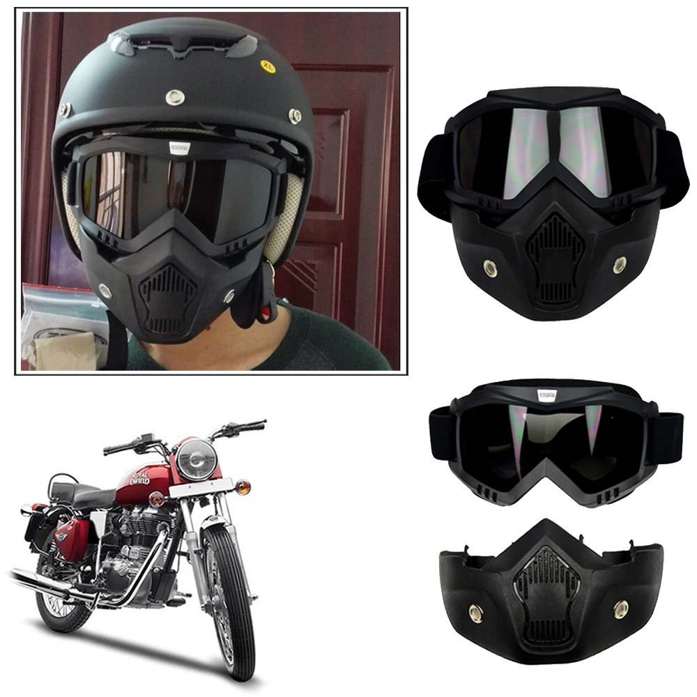 Enfieldzone Face Mask Bike Riding Mask Motorcycle Mask for All Royal