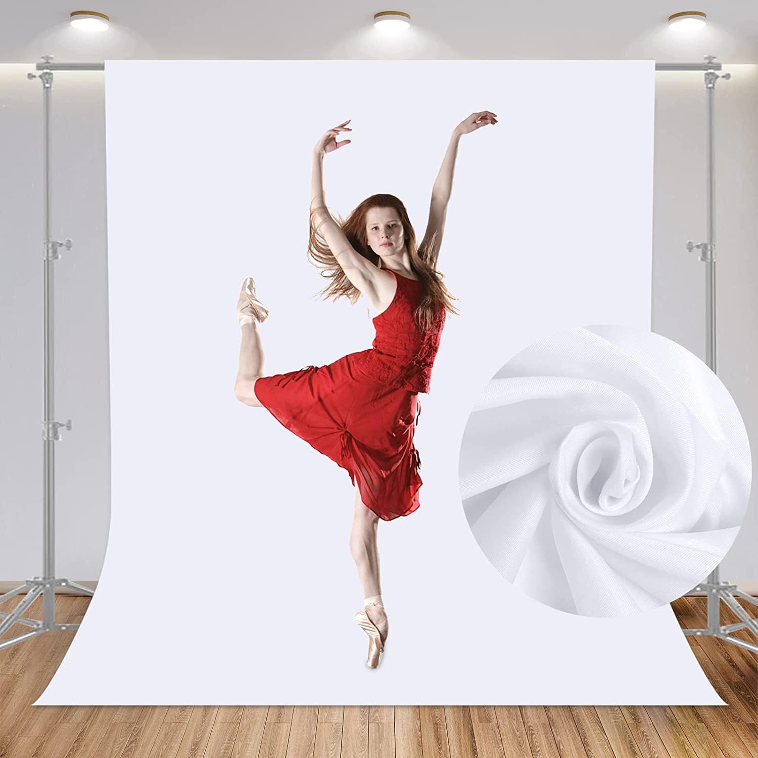 Sfondo Fotografico Bianco 1,5x2m - Bonvvie Mussola Per Video E Foto - Foto 10