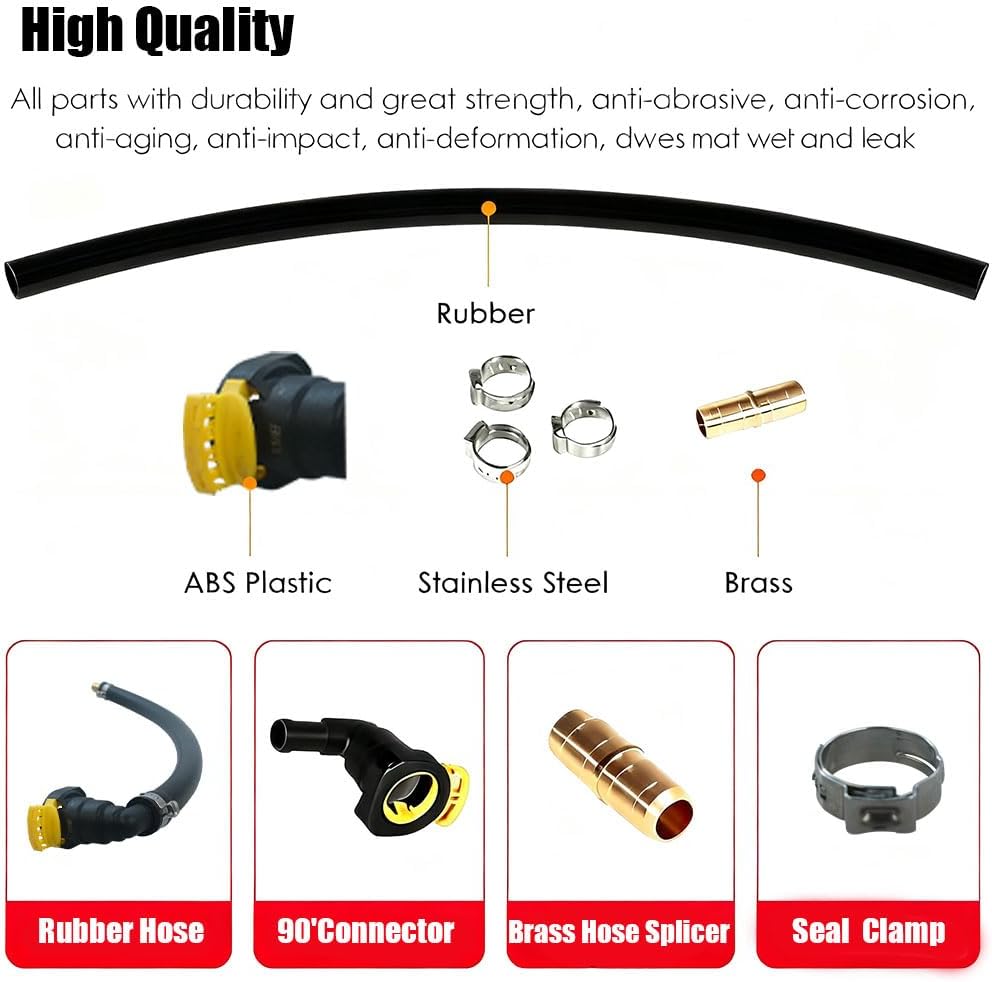 HC3Z9J338L Fuel Filter Tank Supply Line Connector Repair Kit Compatible with Ford F250 F350 F450 F550 6.7L Powerstroke Diesel 2011-2022