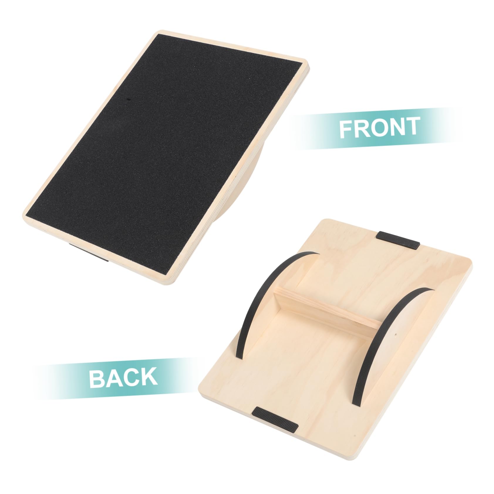 ifundom Rettangolare in Legno Per Adulti Accessorio Sportivo e Superficie Antiscivolo Per Esercizi Fitness e Yoga Casa Supporto Stabile Per Allenamento