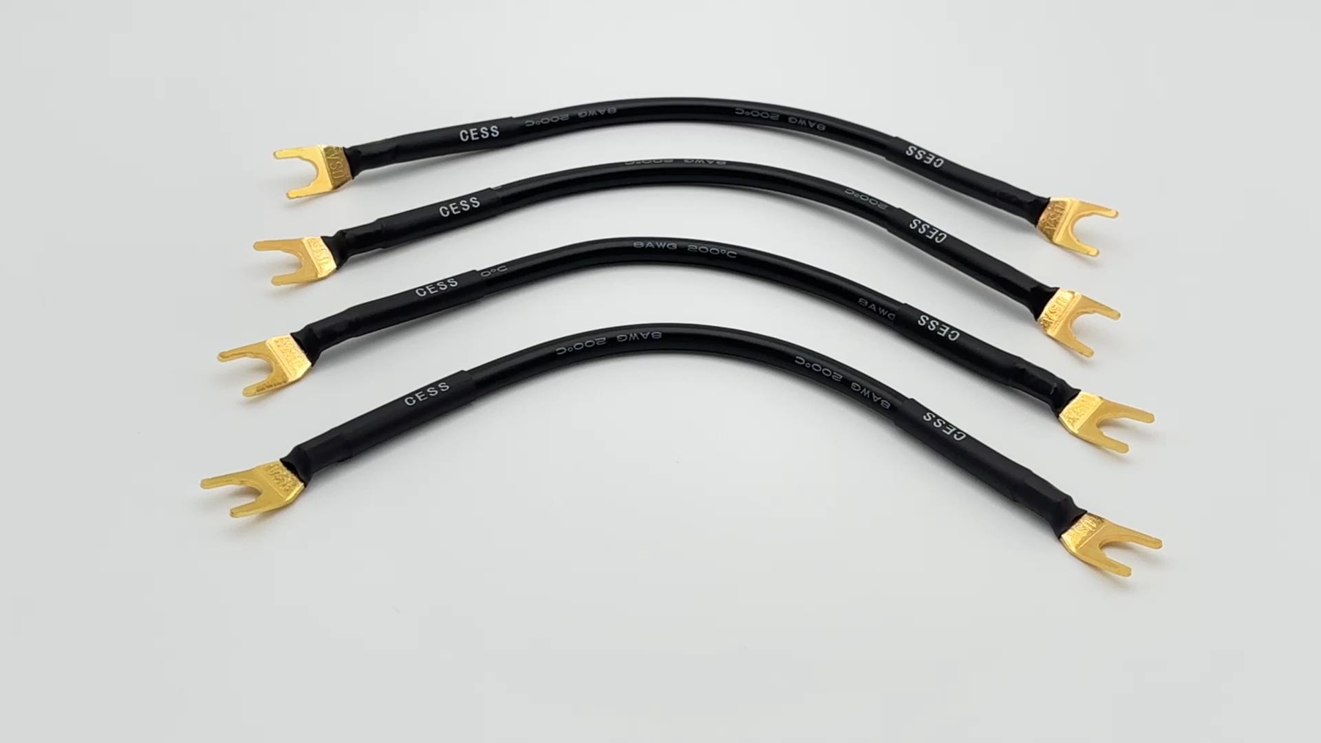 Amazon.com: CNCESS CESS-028L HiFi Premium Speaker Cable Jumpers 8
