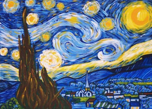 Van Gogh A STARRY NIGHT Acrylic Painting Kit