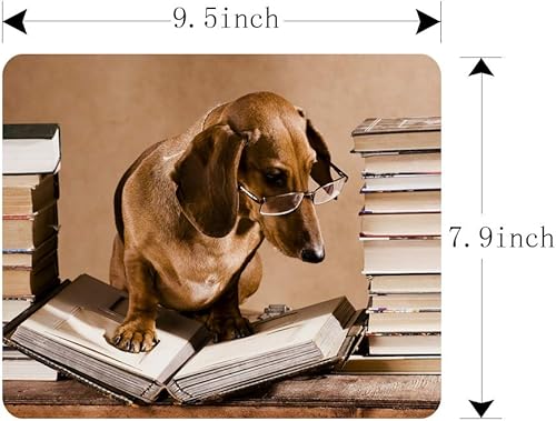 Miniatura 5 de Dachshund - Alfombrilla de mouse para juegos de gusano, salchicha, perro, cachorro, alfombrilla de mouse de goma antideslizante para computadoras,