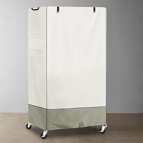 Funda impermeable para estantes de alambre, resistente al agua, mantiene el garaje, el armario, la cocina, el patio ordenado, se adapta a estantes