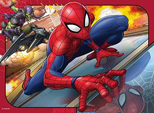 Ravensburger Marvel Spider-Man 4-in-a-Box Jigsaw Puzzles for Kids Age 3+ – 12/16/20/24 Piece Puzzle Set, Preschool Activity Toy, Birthday Gift for Boys & Girls - Image 2