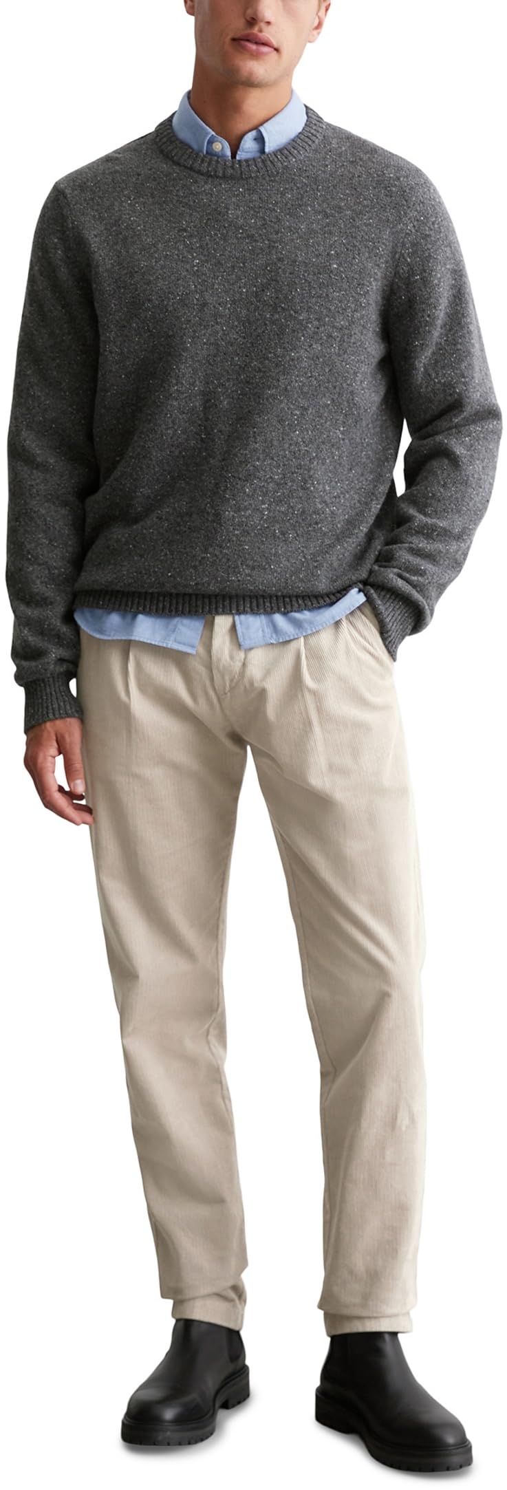 Marc OߴPolo Herren Strickpullover mit Rundhalsausschnitt Regular Fit