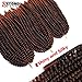 12 inch Spring Twist Crochet Braids Hair for Butterfly Locs Bomb Twist Crochet Hair Beyond Beauty Ombre Colors Synthetic Fluffy Hair Extension 3 Packs(12 Inch, M1B 350)