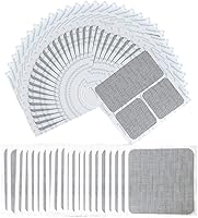 Vista 1 de FLYZZZ Parches de reparación de pantalla de ventana, kit de reparación de puerta mosquitera, cintas de reparación de pantalla de ventana, kit