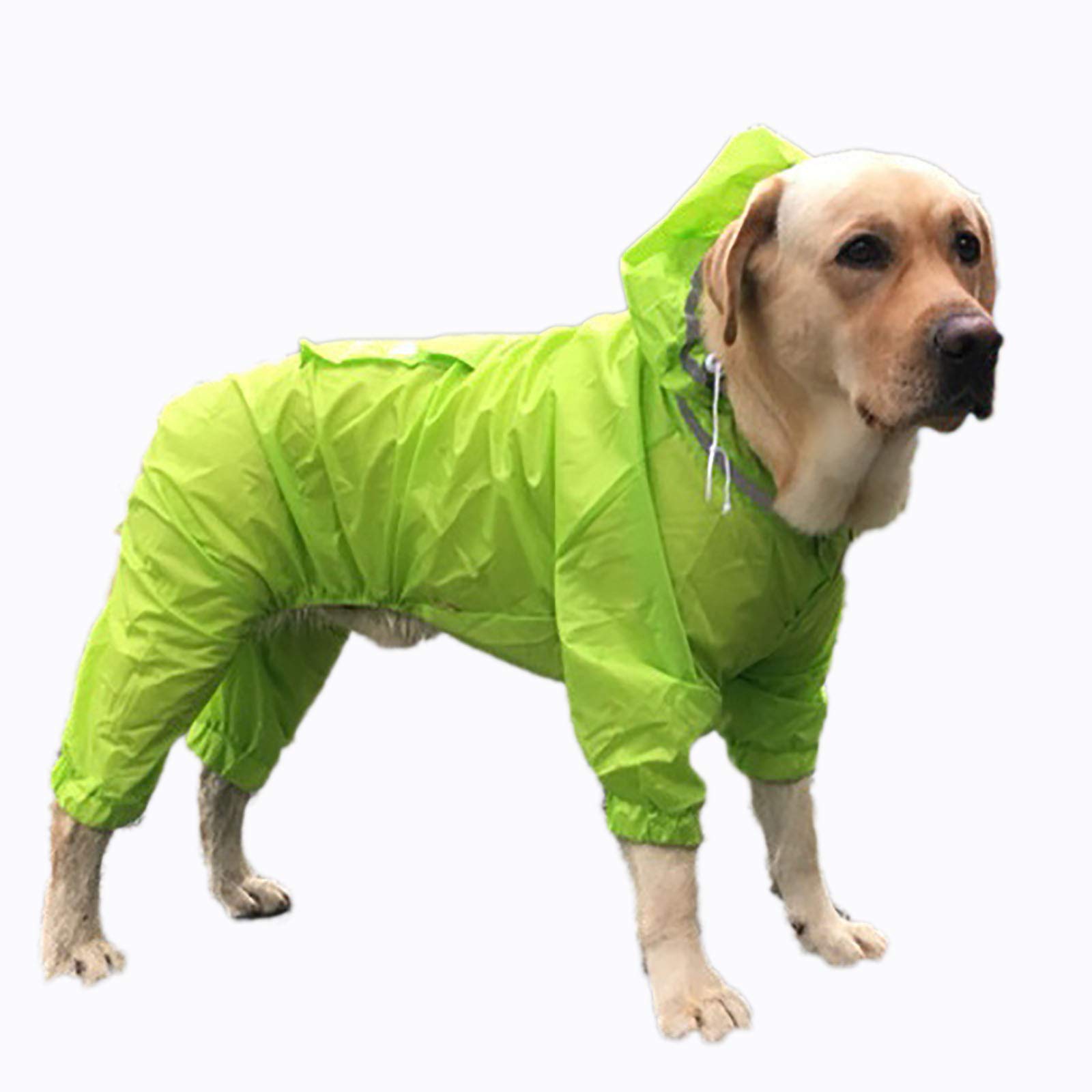 Veste imperméable pour animaux de compagnie grand chien chiot vert 3XL
