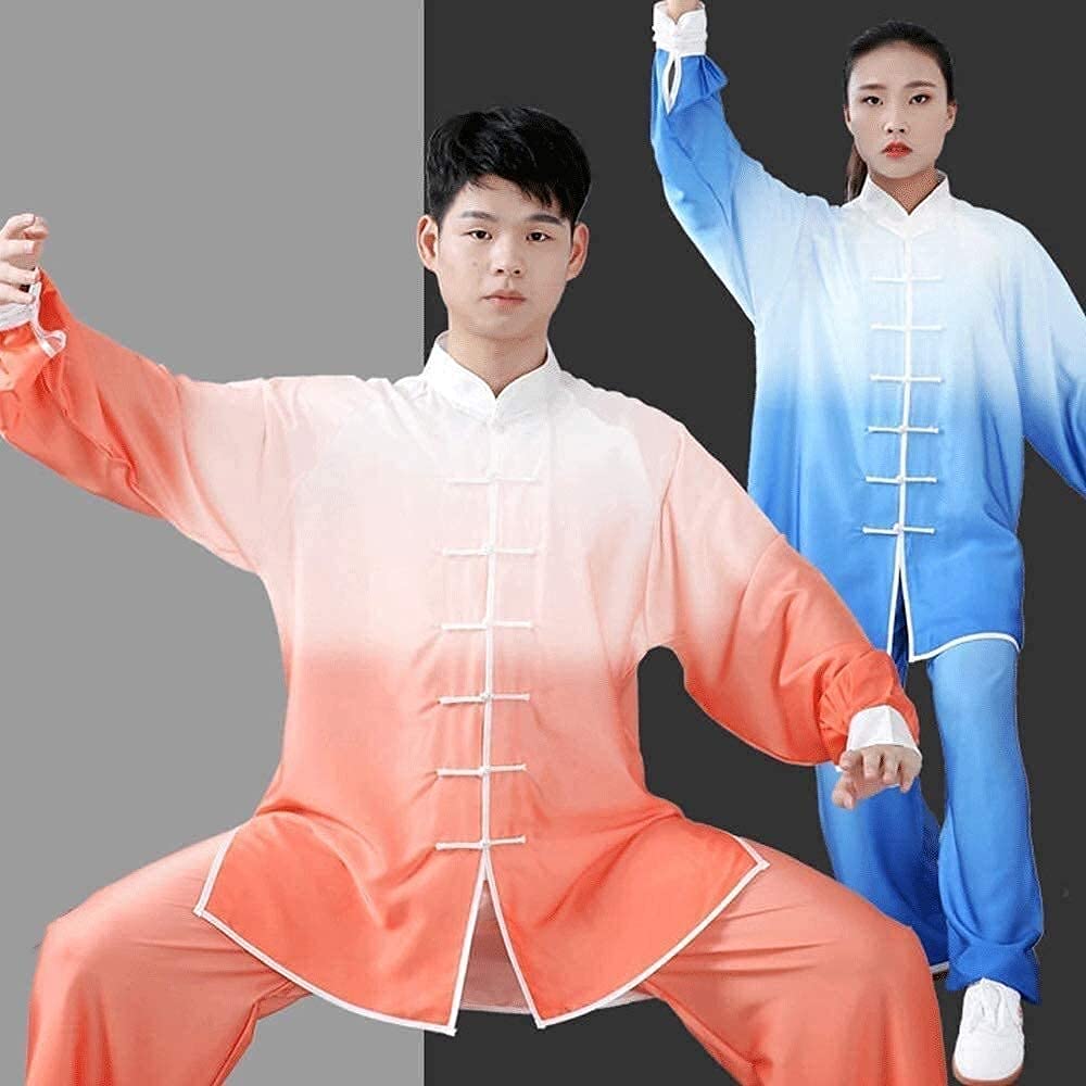 Cztery pory roku Tai Chi Uniform Set, Martial Arts Suit Chiński Tai Chi Suit Tang Suit Men Tradycyjna odzież Hanfu Haftowane bluzki i spodnie, strój do medytacji Zen (czarny