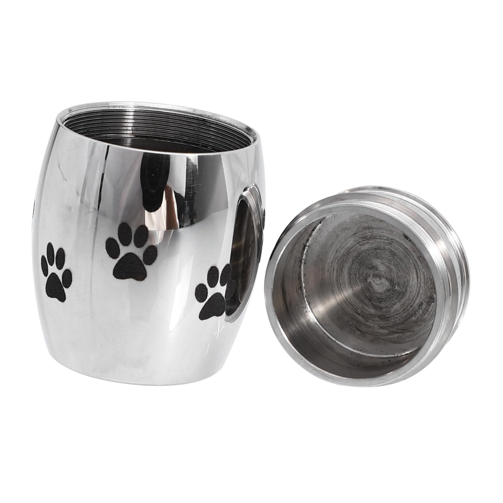 Yardwe 1 Pc urna ataúd conmemorativo ataúd cinerario para Mascotas Tarro cinerario Funeral Perro ataúd funerario decente para Mascotas cenicero para Mascotas Mini Animal Acero Inoxidable