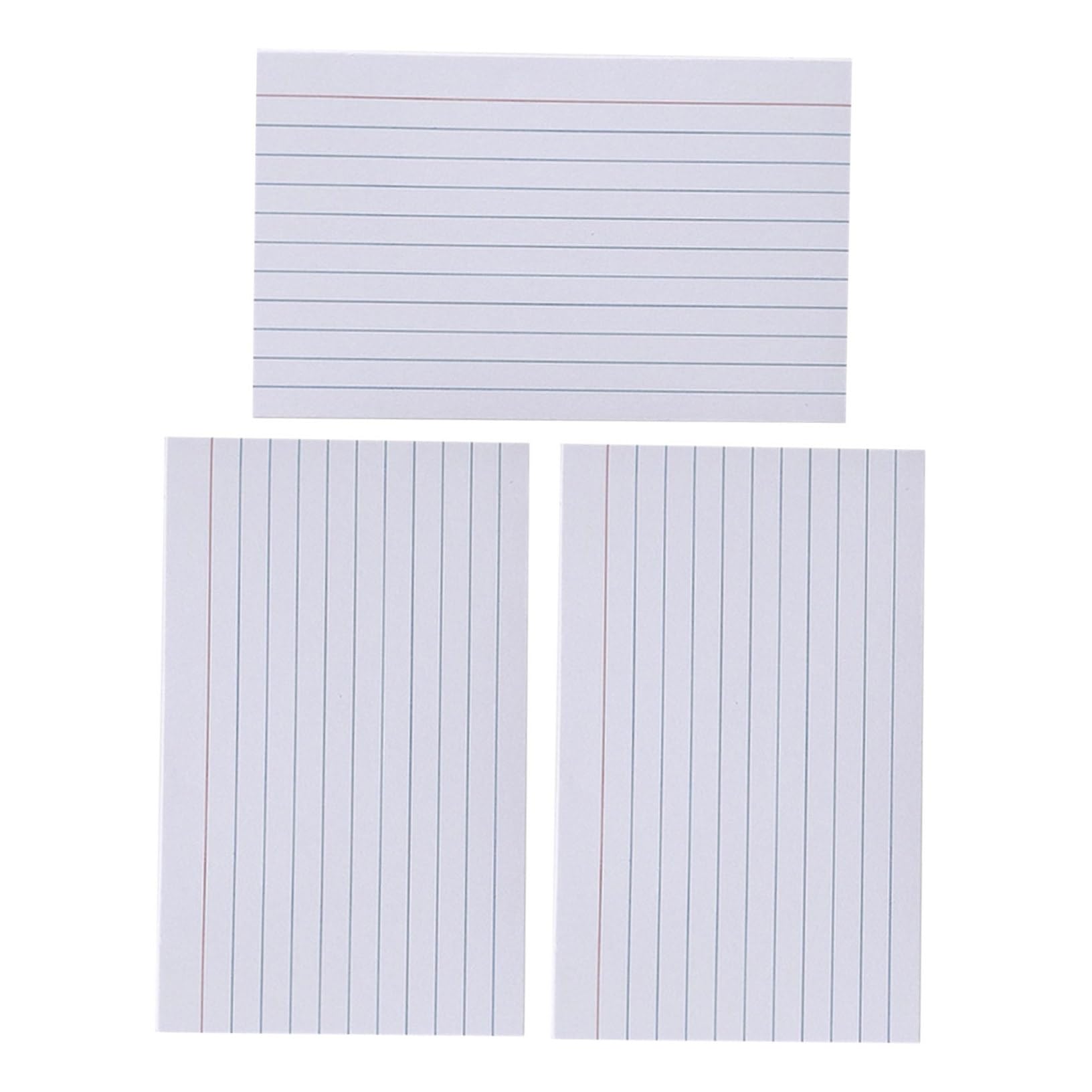 ARTIBETTER 600 Fiches Blanches Lignées Recto Verso Notes Vierges Cartes Mémoire D'Étude Pour Bureau Cartes De Notes Lignées D'Index