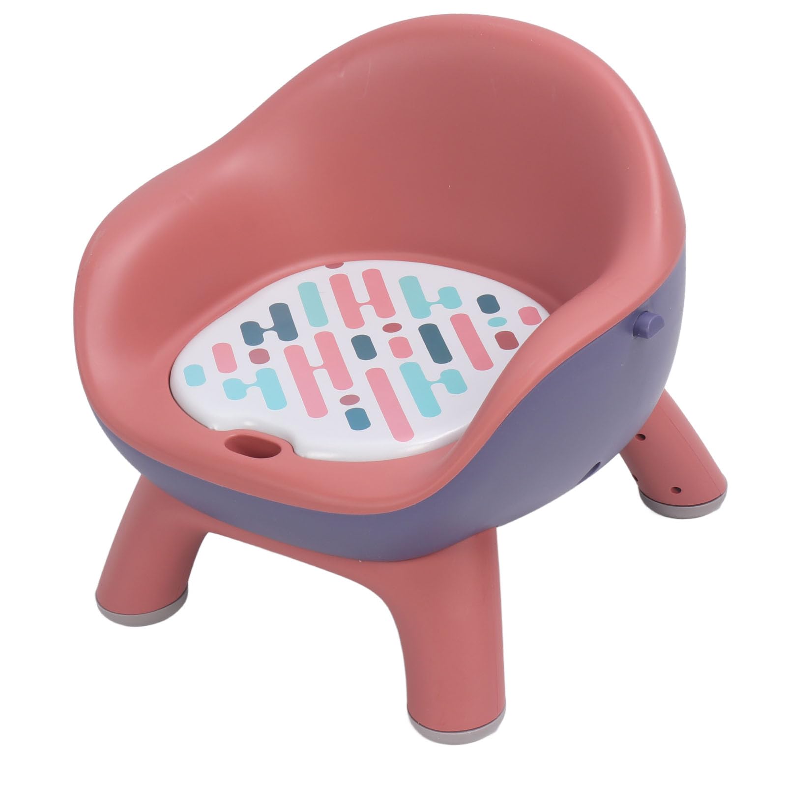 Silla de Alimentación Infantil, Silla de Alimentación de Comedor Multifuncional Ergonómica para el Hogar (coral)