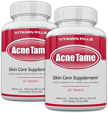 2 Pack- Clear Skin Supplements Pill- Tablets for Oily Skin Treatment, Spots, Blemishes, & Sebum Control for Women, Men, & Teens 2 Pack- Clear Skin Supplements Pill- Tablets for Oily Skin Treatment, Spots, Blemishes, & Sebum Control for Women, Men, & Teens