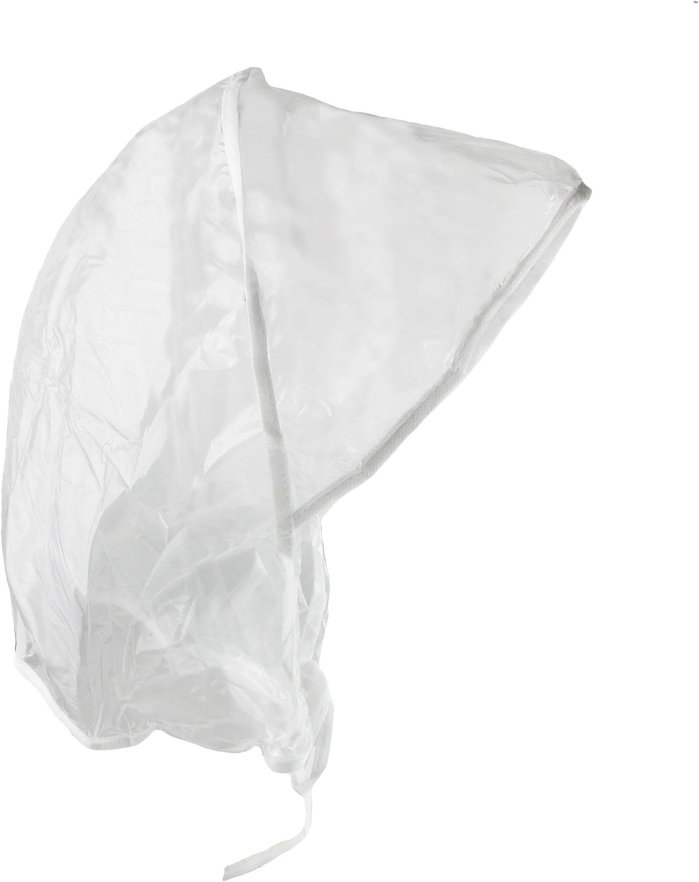 Women's Clear Waterproof Rain Bonnet Hat, Clear