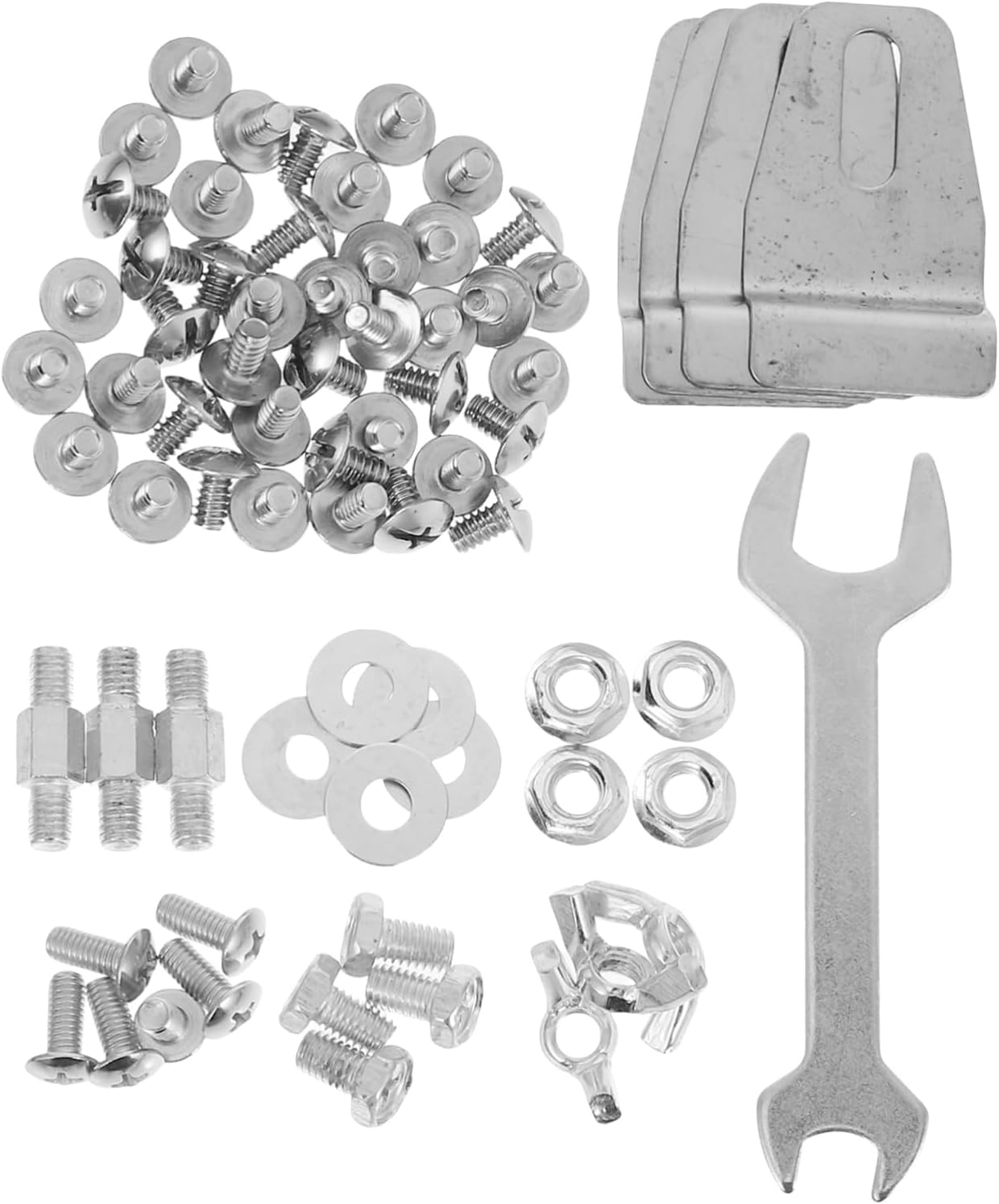1 Set Patio Heater Replacement Hardware Set Stainless Steel Tools Kit for Outdoor Heaters Versatile Compatibility User Friendly Design Safety Focused Installation Convenient and