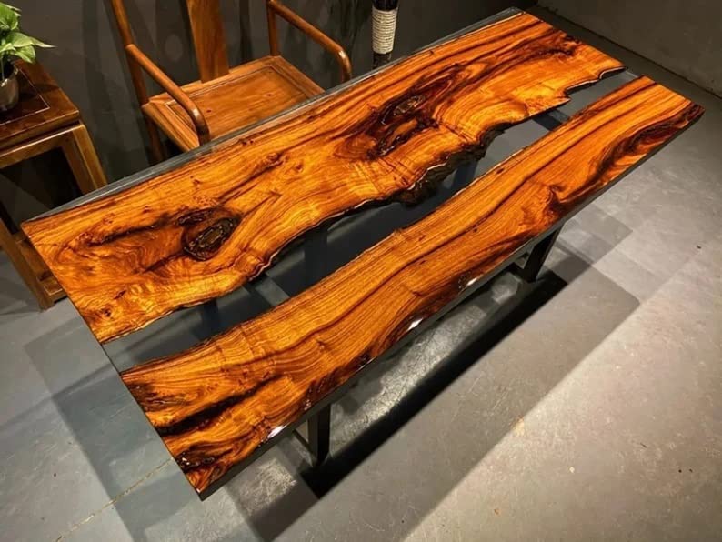 Amazon.com - TUZECH Personalized Large EPOXY Table, Resin Dining